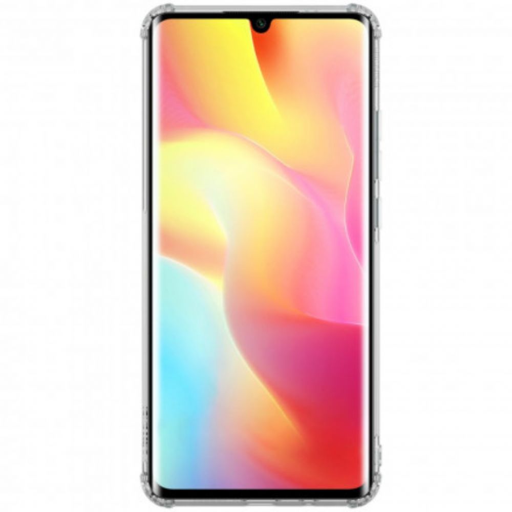 Hoesje voor Xiaomi Mi Note 10 Lite Versterkte Transparante Nillkin