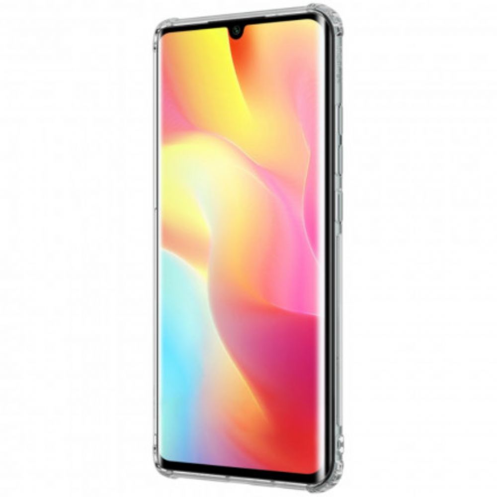 Hoesje voor Xiaomi Mi Note 10 Lite Versterkte Transparante Nillkin