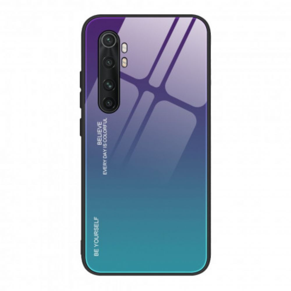 Hoesje voor Xiaomi Mi Note 10 Lite Wees Jezelf Van Gehard Glas