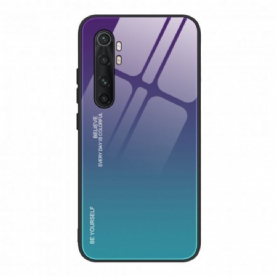 Hoesje voor Xiaomi Mi Note 10 Lite Wees Jezelf Van Gehard Glas