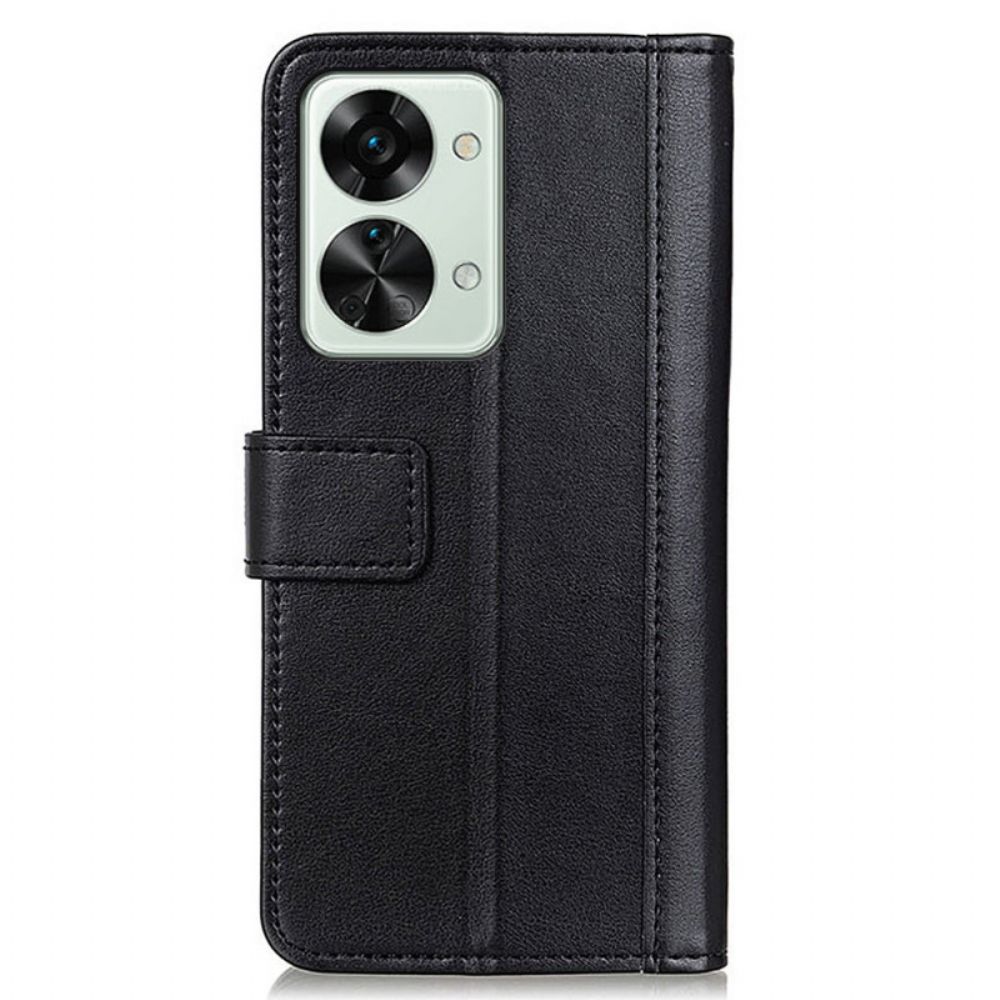 Folio-hoesje voor OnePlus Nord 2T 5G Leerstijl