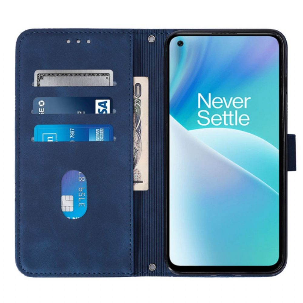 Folio-hoesje voor OnePlus Nord 2T 5G Schouder Driehoeken