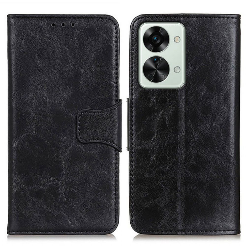 Folio-hoesje voor OnePlus Nord 2T 5G Vintage Splitleer