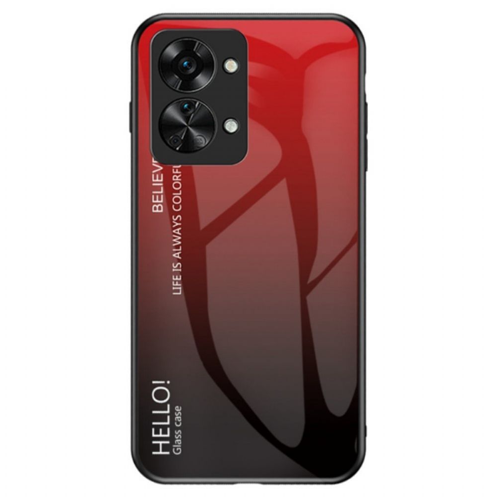 Hoesje voor OnePlus Nord 2T 5G Hallo Gehard Glas