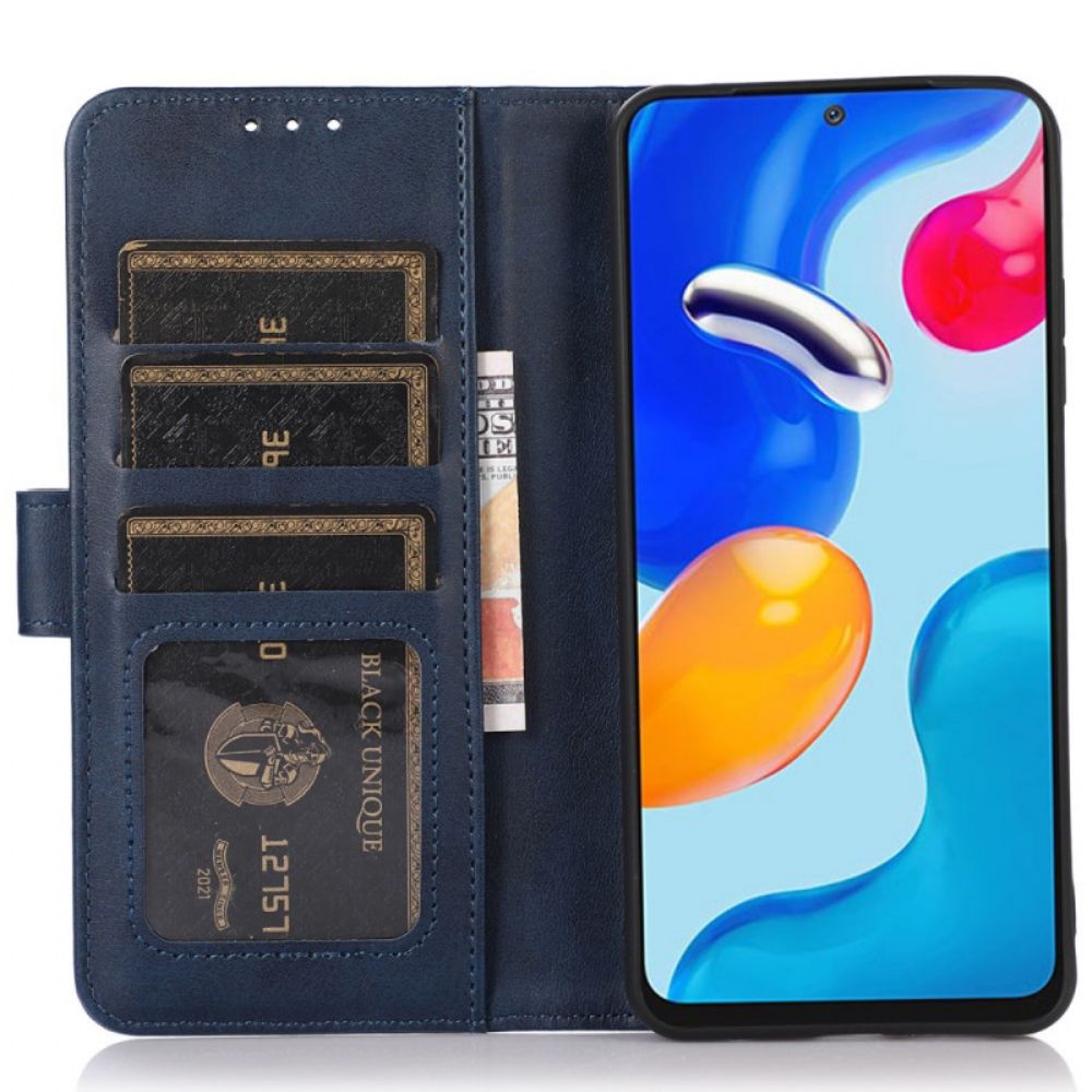 Leren Hoesje voor OnePlus Nord 2T 5G Klassieke Leerstijl