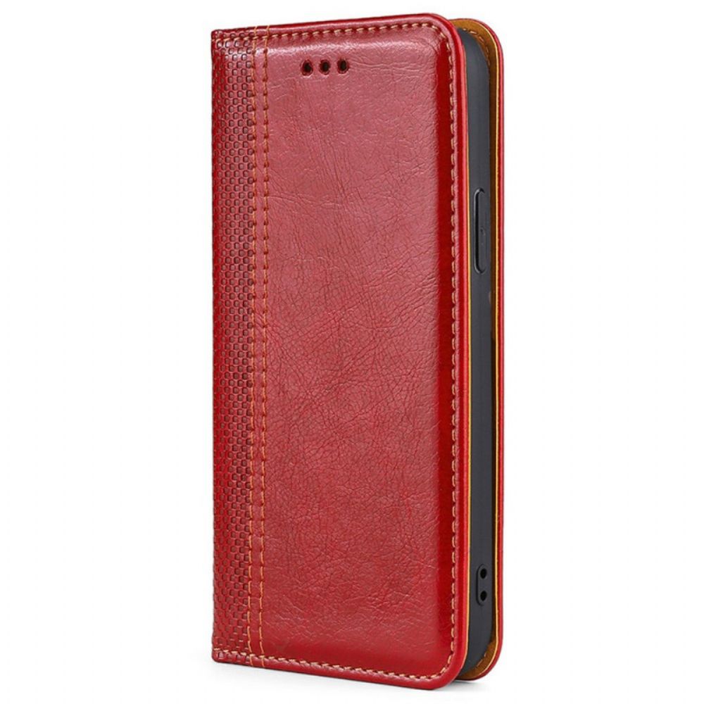 Leren Hoesje voor OnePlus Nord 2T 5G Vintage Stijl