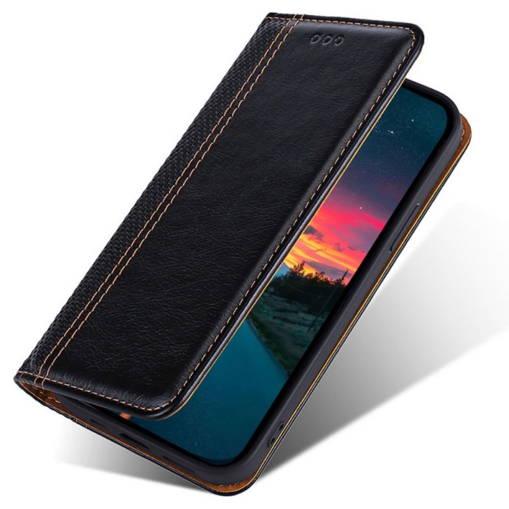 Leren Hoesje voor OnePlus Nord 2T 5G Vintage Stijl