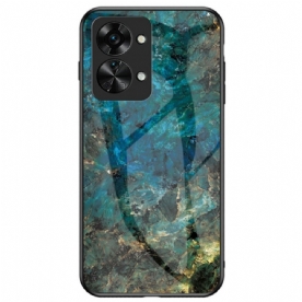 Telefoonhoesje voor OnePlus Nord 2T 5G Marmer Gehard Glas