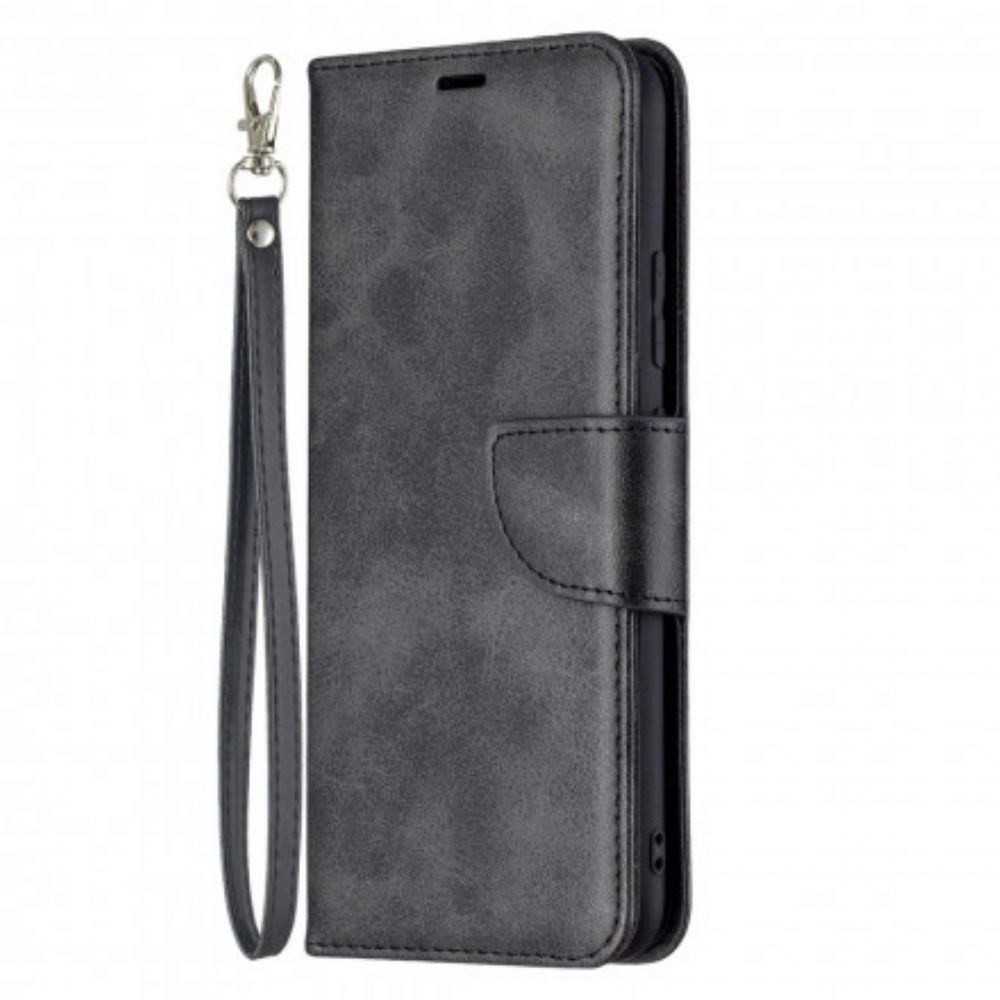 Folio-hoesje voor Realme C21 Flip Case Gladde Schuine Klep