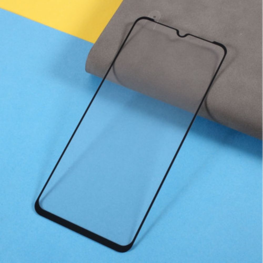 Realme C21 Screenprotector Van Gehard Glas Met Zwarte Rand