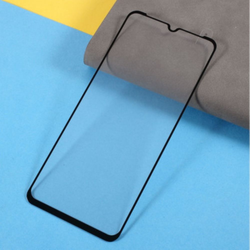 Realme C21 Screenprotector Van Gehard Glas Met Zwarte Rand