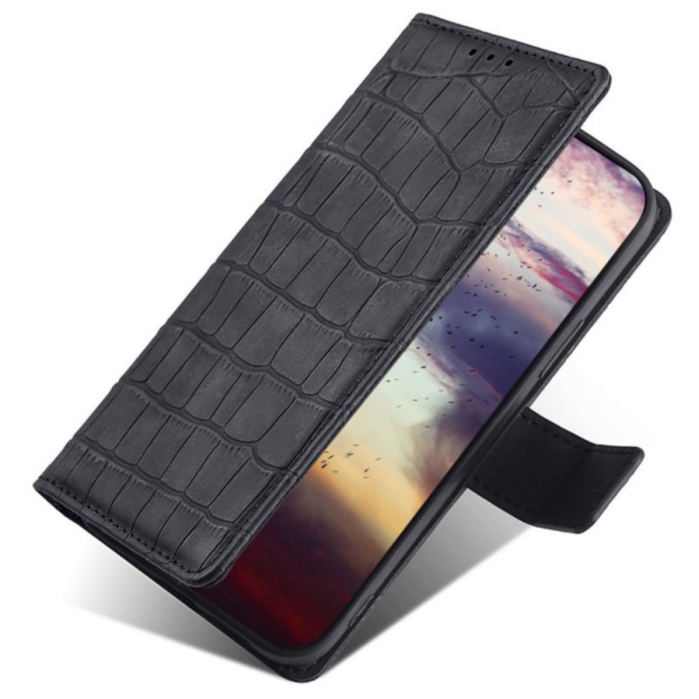 Folio-hoesje voor OnePlus Nord CE 2 Lite 5G Krokodillenleer Stijl