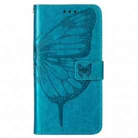 Folio-hoesje voor OnePlus Nord CE 2 Lite 5G Met Ketting Strap Art Vlinder