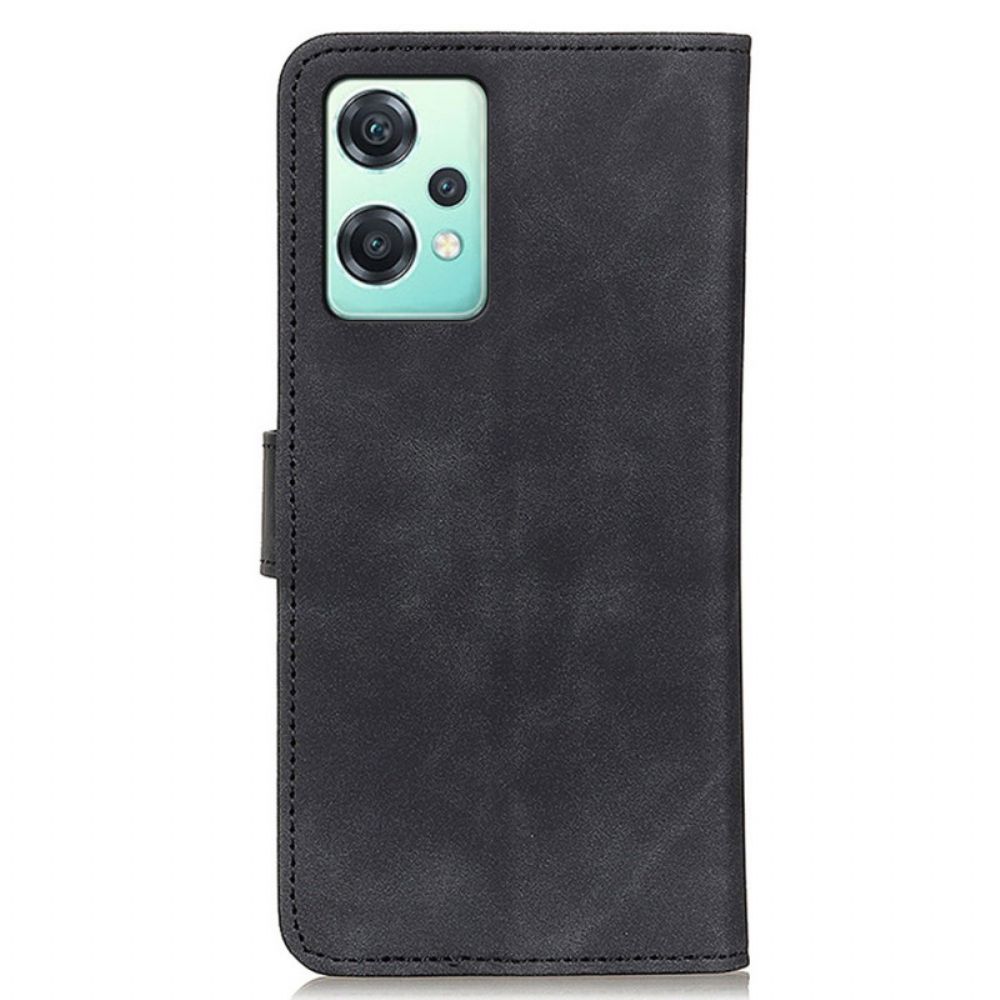 Folio-hoesje voor OnePlus Nord CE 2 Lite 5G Vintage Leereffect Khazneh