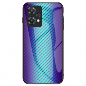 Hoesje voor OnePlus Nord CE 2 Lite 5G Koolstofvezel Gehard Glas