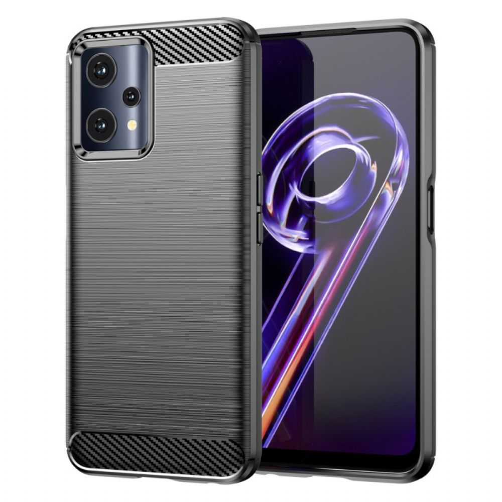 Telefoonhoesje voor OnePlus Nord CE 2 Lite 5G Geborstelde Koolstofvezel