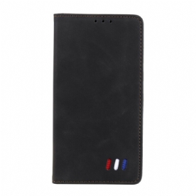 Bescherming Hoesje voor Xiaomi Redmi Note 10 5G / Poco M3 Pro 5G Folio-hoesje Driekleurige Lederen Stijl