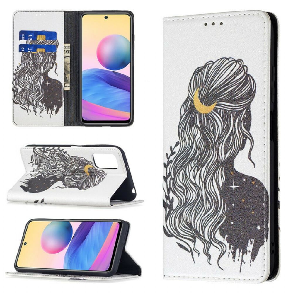 Bescherming Hoesje voor Xiaomi Redmi Note 10 5G / Poco M3 Pro 5G Folio-hoesje Mooi Haar