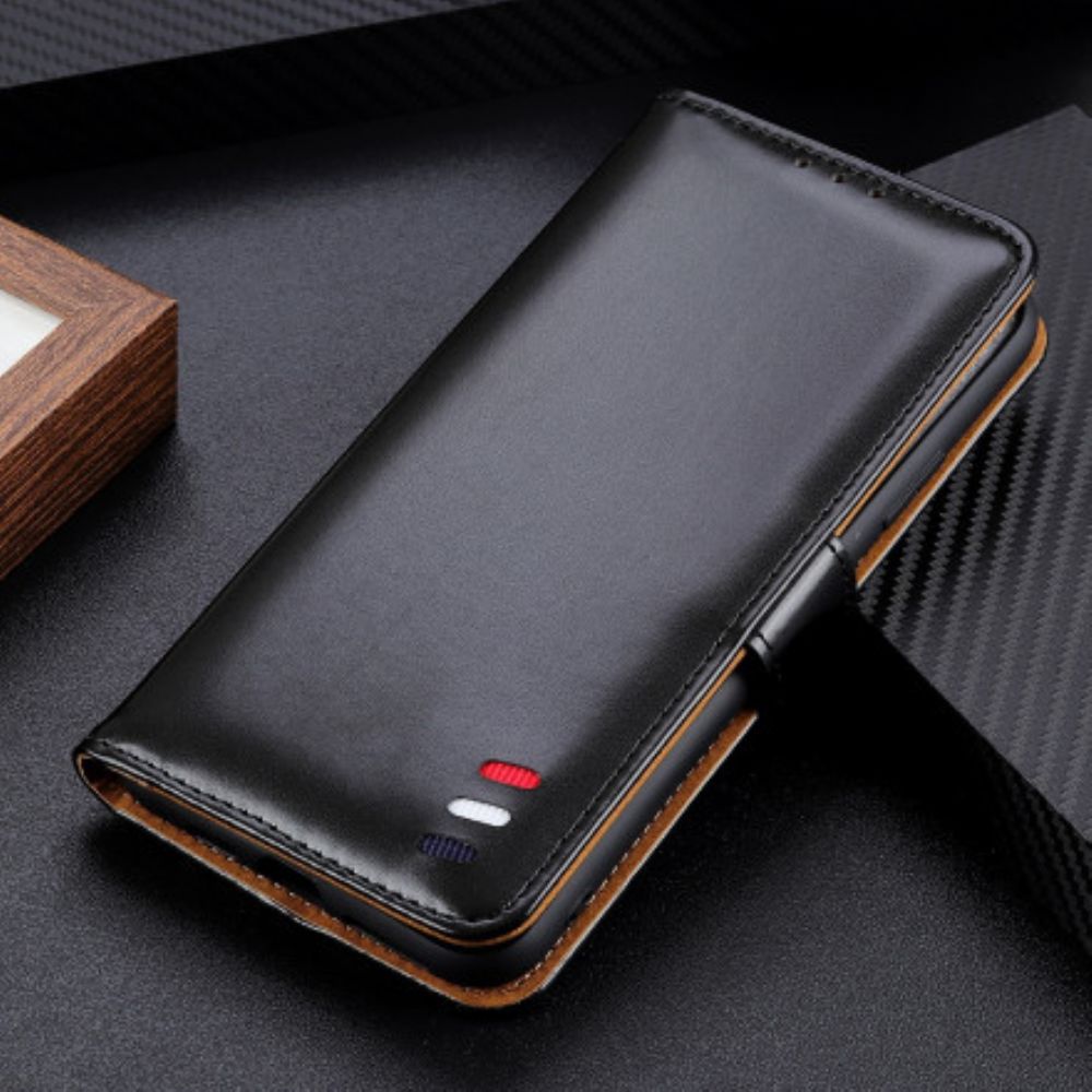 Flip Case voor Xiaomi Redmi Note 10 5G / Poco M3 Pro 5G Driekleurig Leereffect