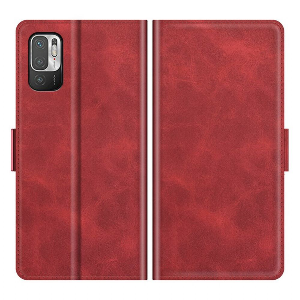 Flip Case voor Xiaomi Redmi Note 10 5G / Poco M3 Pro 5G Dubbel Slot