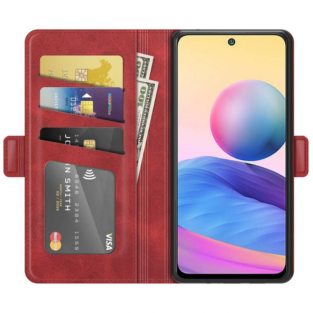 Flip Case voor Xiaomi Redmi Note 10 5G / Poco M3 Pro 5G Dubbel Slot