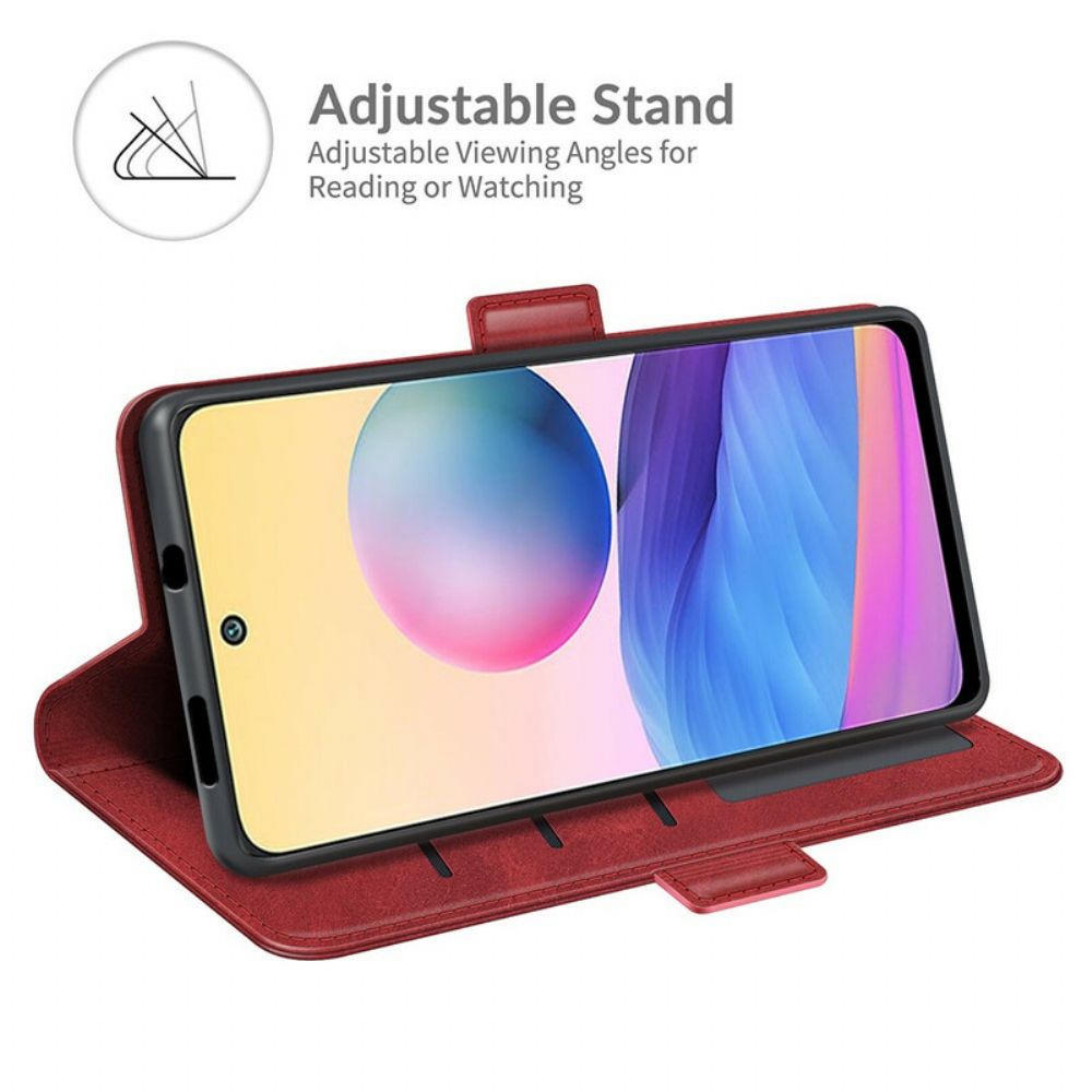 Flip Case voor Xiaomi Redmi Note 10 5G / Poco M3 Pro 5G Dubbel Slot