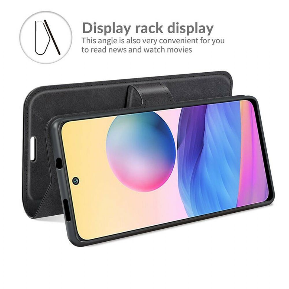 Flip Case voor Xiaomi Redmi Note 10 5G / Poco M3 Pro 5G Leerstijl