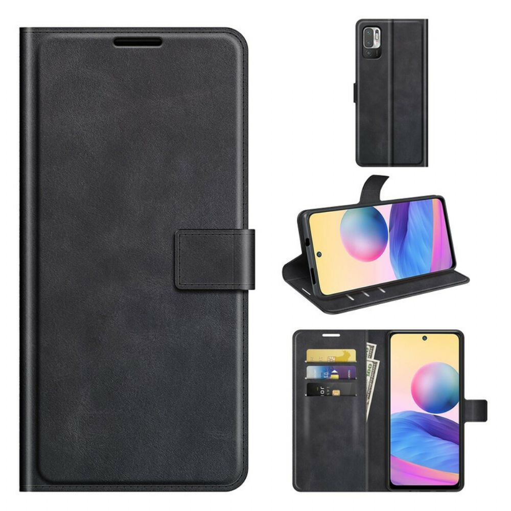 Flip Case voor Xiaomi Redmi Note 10 5G / Poco M3 Pro 5G Leerstijl