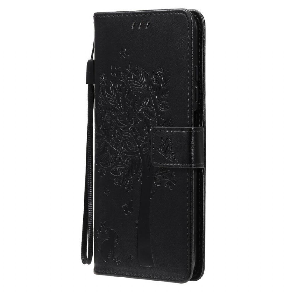 Flip Case voor Xiaomi Redmi Note 10 5G / Poco M3 Pro 5G Met Ketting Band Mijmering