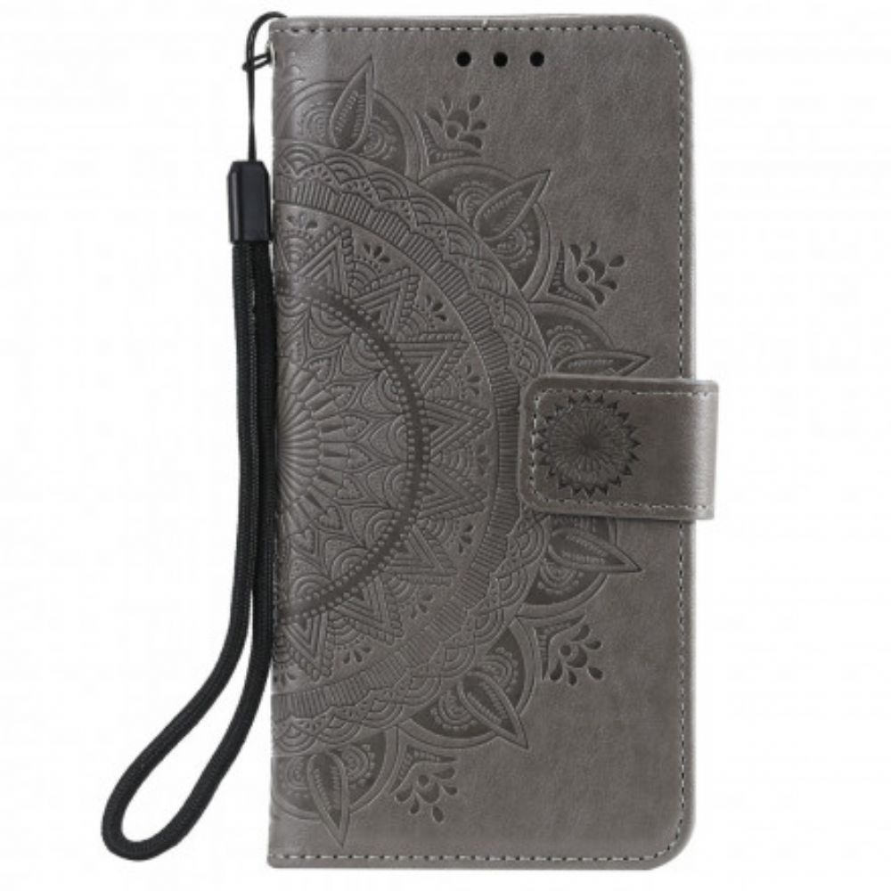 Flip Case voor Xiaomi Redmi Note 10 5G / Poco M3 Pro 5G Zon Mandala