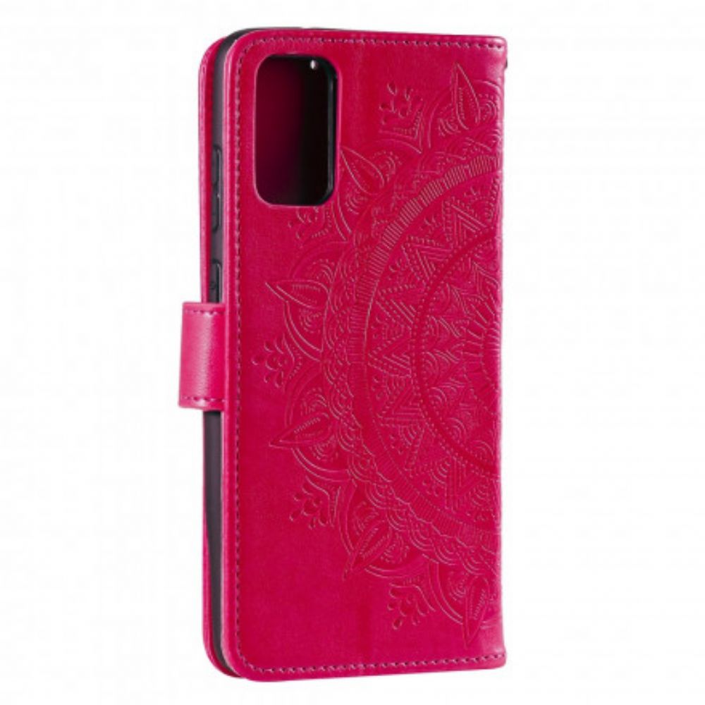 Flip Case voor Xiaomi Redmi Note 10 5G / Poco M3 Pro 5G Zon Mandala