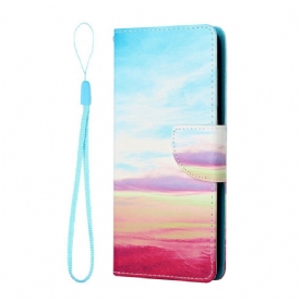 Flip Case voor Xiaomi Redmi Note 10 5G / Poco M3 Pro 5G Zonsondergang