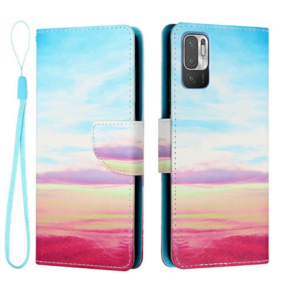 Flip Case voor Xiaomi Redmi Note 10 5G / Poco M3 Pro 5G Zonsondergang