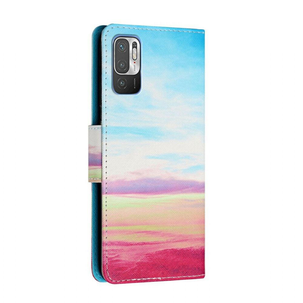 Flip Case voor Xiaomi Redmi Note 10 5G / Poco M3 Pro 5G Zonsondergang