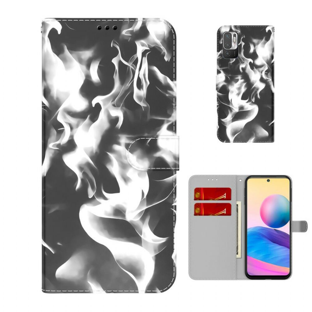 Folio-hoesje voor Xiaomi Redmi Note 10 5G / Poco M3 Pro 5G Abstract Patroon