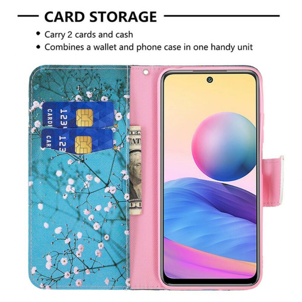 Folio-hoesje voor Xiaomi Redmi Note 10 5G / Poco M3 Pro 5G Bloeiende Boom