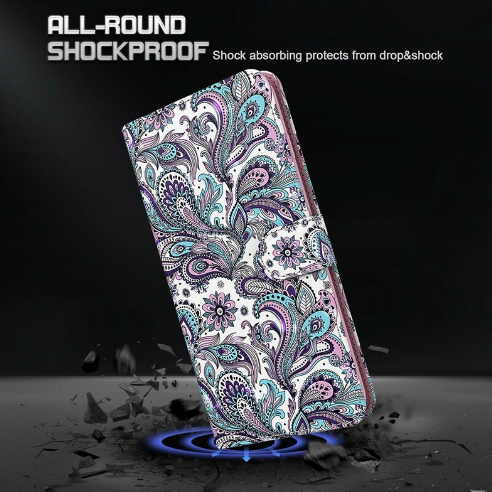 Folio-hoesje voor Xiaomi Redmi Note 10 5G / Poco M3 Pro 5G Bloemen Patronen