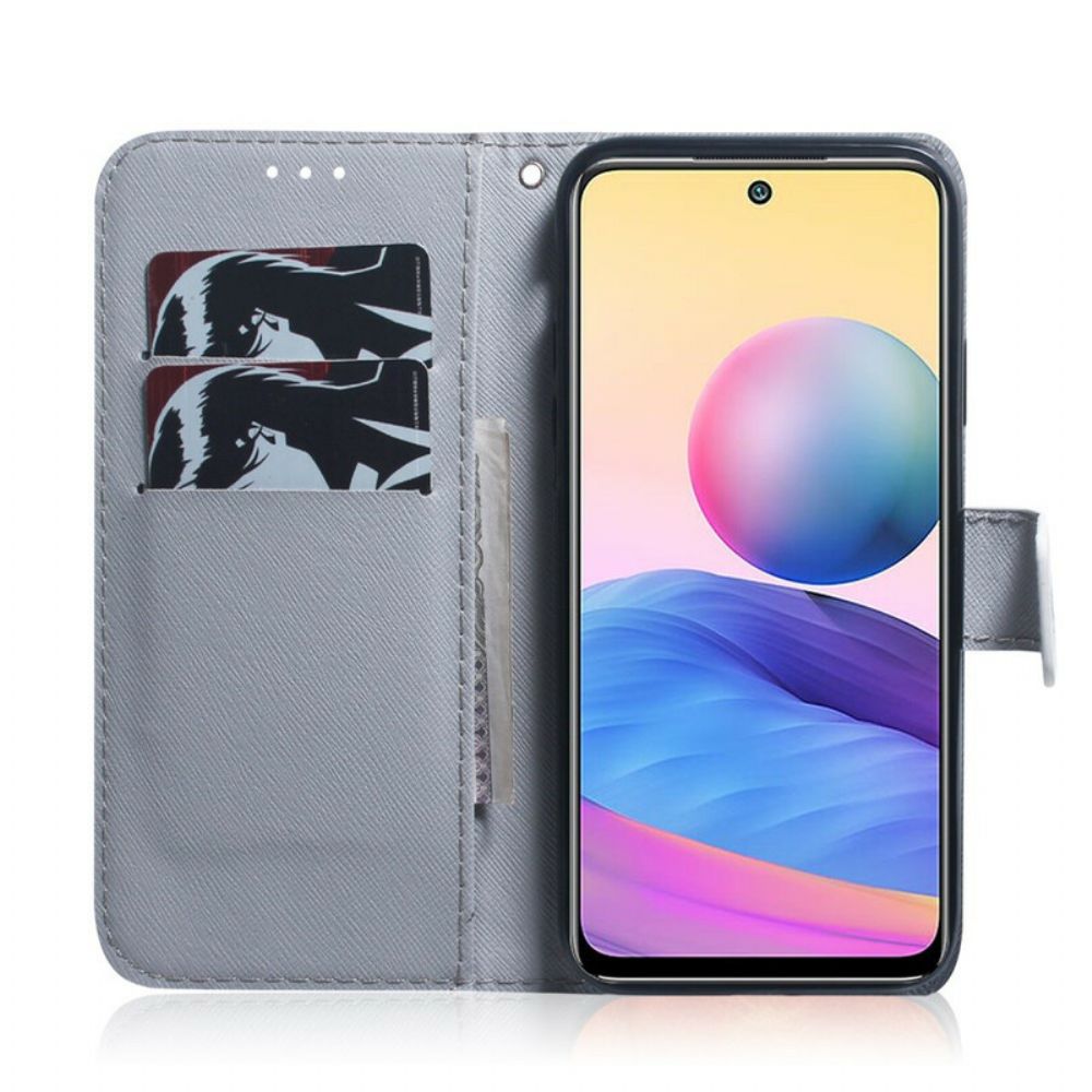 Folio-hoesje voor Xiaomi Redmi Note 10 5G / Poco M3 Pro 5G Hondsblik