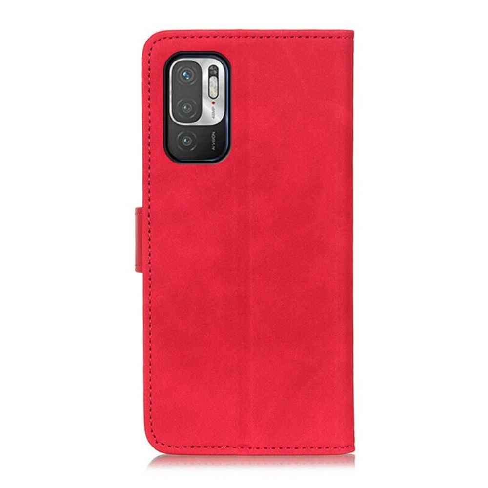 Folio-hoesje voor Xiaomi Redmi Note 10 5G / Poco M3 Pro 5G Khazneh Leereffect