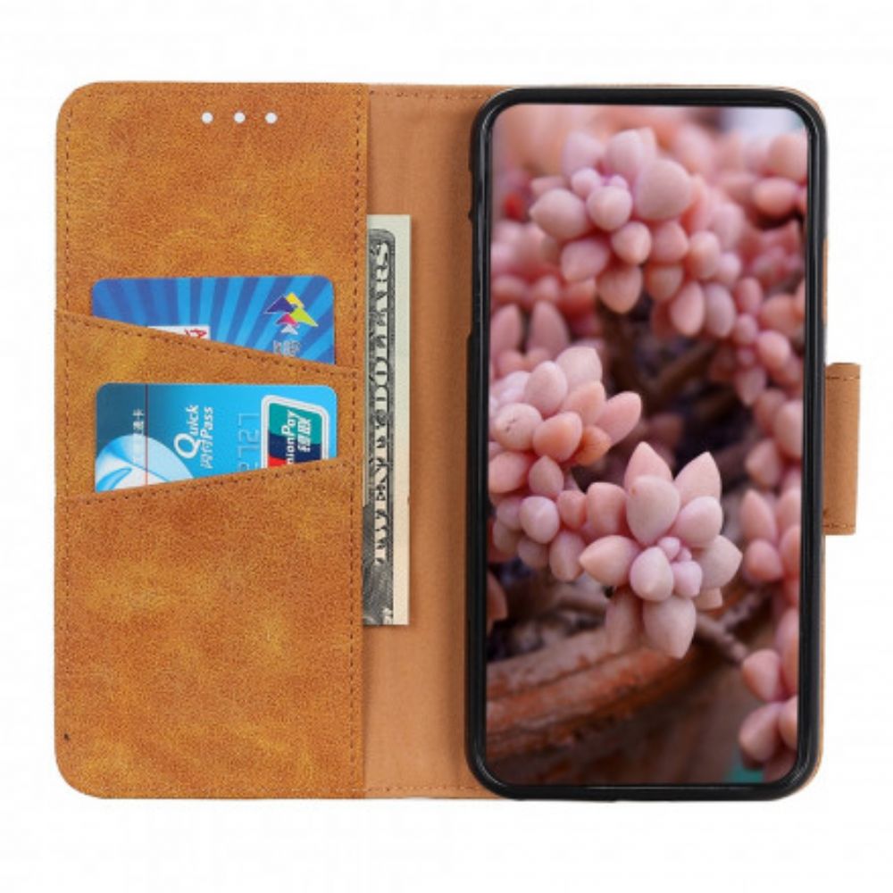 Folio-hoesje voor Xiaomi Redmi Note 10 5G / Poco M3 Pro 5G Vintage Omkeerbare Sluiting