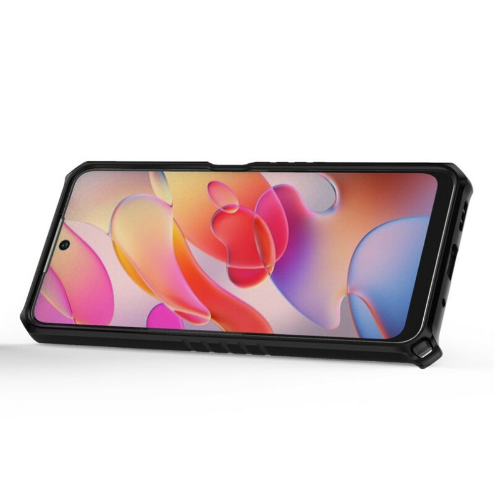 Hoesje voor Xiaomi Redmi Note 10 5G / Poco M3 Pro 5G Honingraat Met Ring