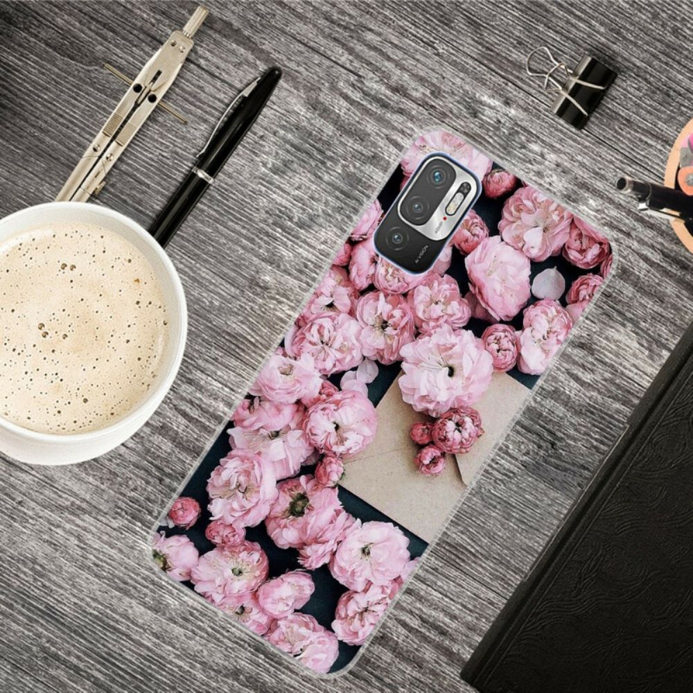 Hoesje voor Xiaomi Redmi Note 10 5G / Poco M3 Pro 5G Intense Bloemen