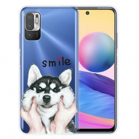 Hoesje voor Xiaomi Redmi Note 10 5G / Poco M3 Pro 5G Lach Hond