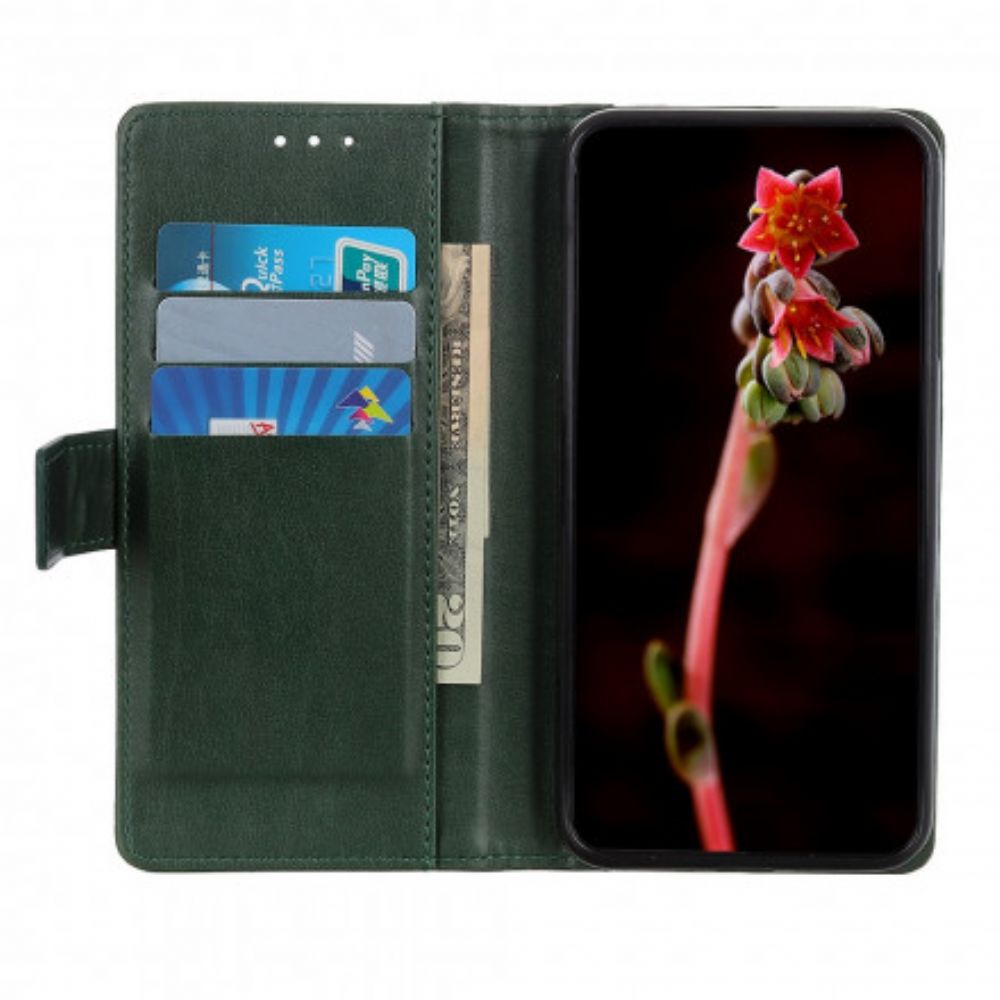 Leren Hoesje voor Xiaomi Redmi Note 10 5G / Poco M3 Pro 5G Leerstijl