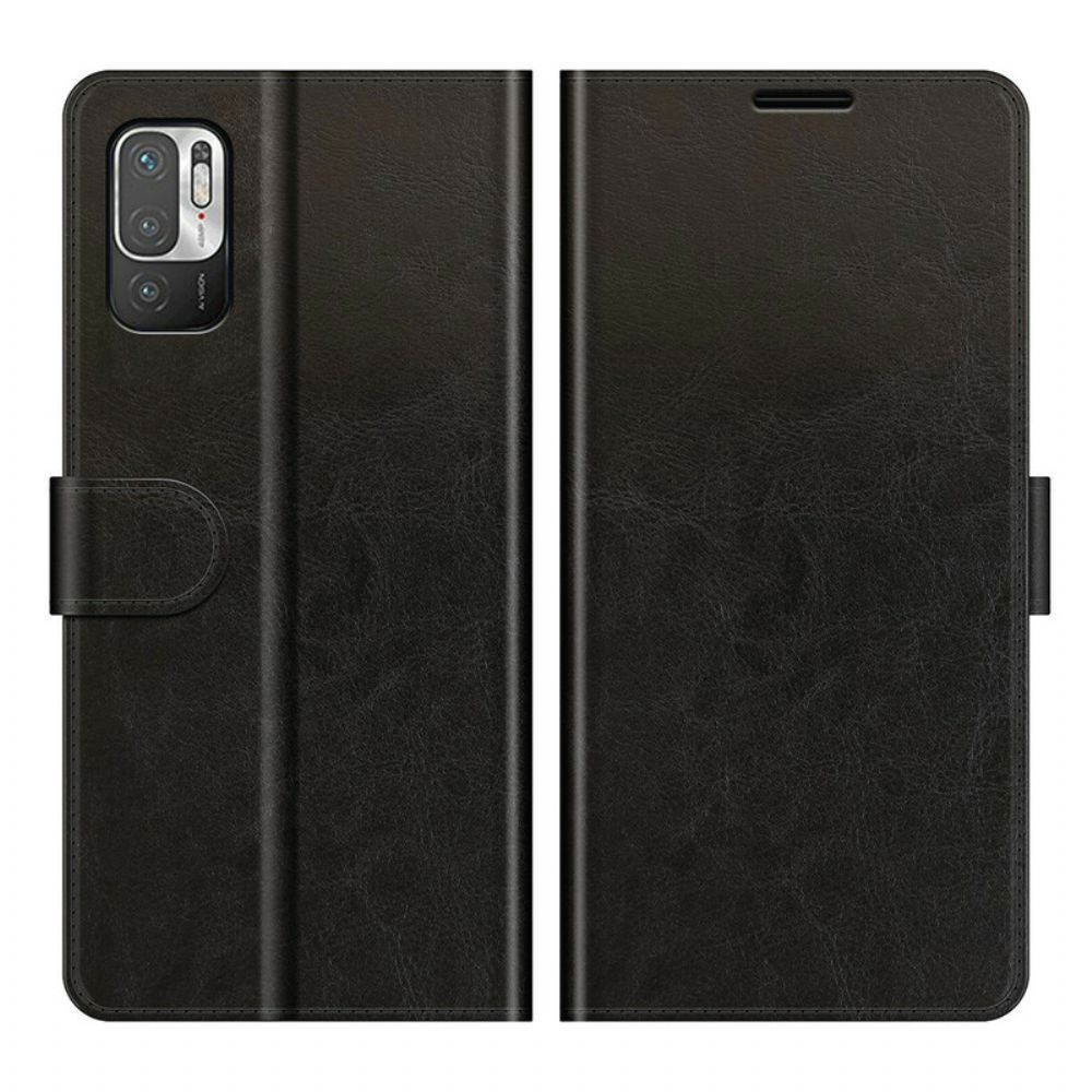 Leren Hoesje voor Xiaomi Redmi Note 10 5G / Poco M3 Pro 5G Monochroom