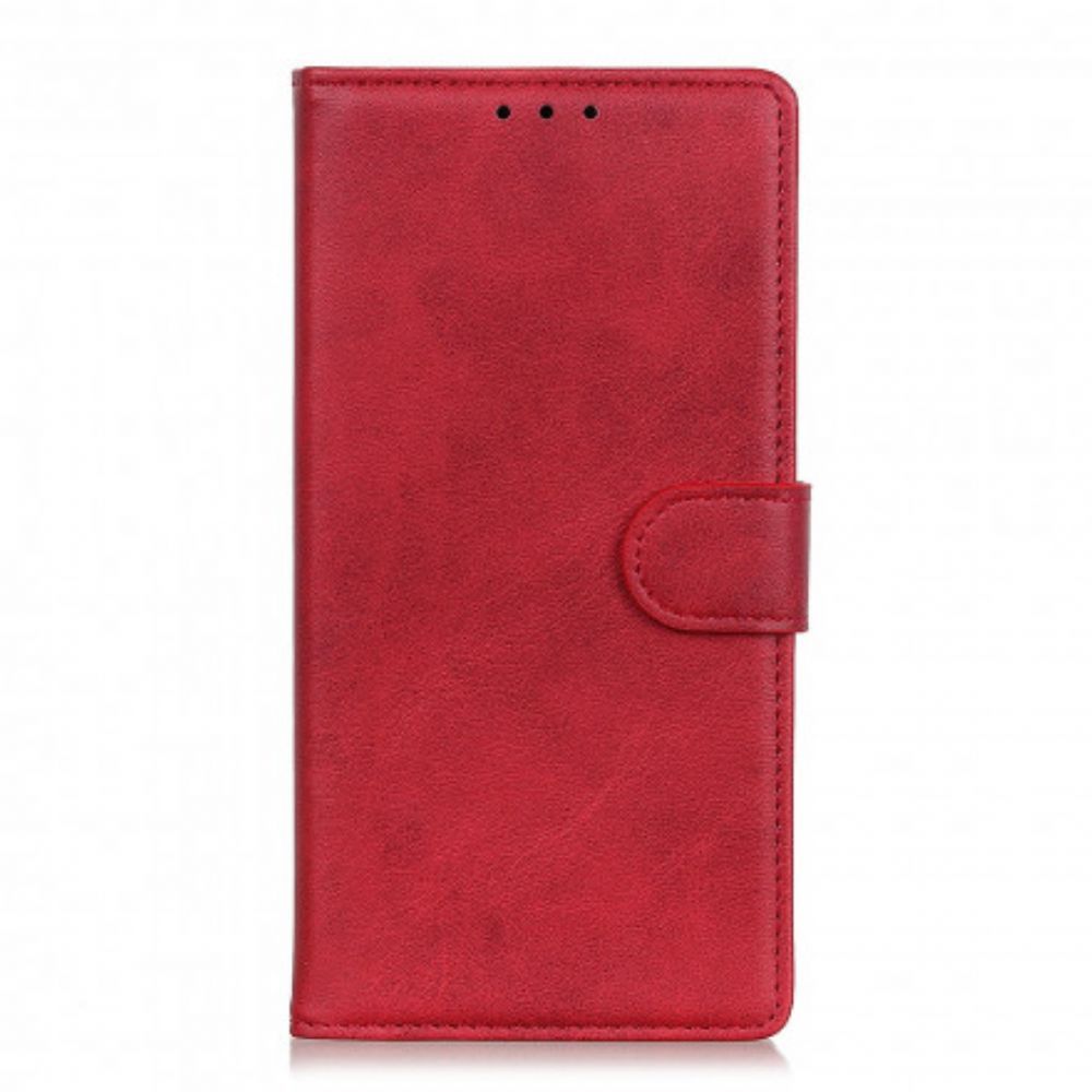 Leren Hoesje voor Xiaomi Redmi Note 10 5G / Poco M3 Pro 5G Retro Mat Leereffect