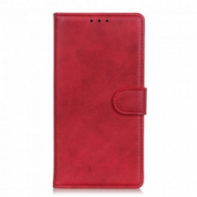 Leren Hoesje voor Xiaomi Redmi Note 10 5G / Poco M3 Pro 5G Retro Mat Leereffect