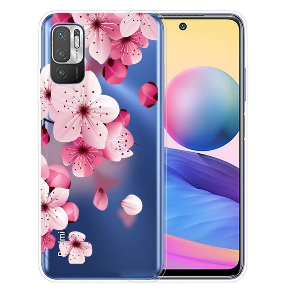 Telefoonhoesje voor Xiaomi Redmi Note 10 5G / Poco M3 Pro 5G Kleine Roze Bloemen