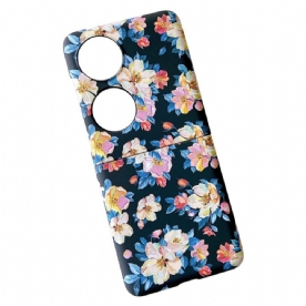 Hoesje voor Huawei P50 Pocket Bloemen