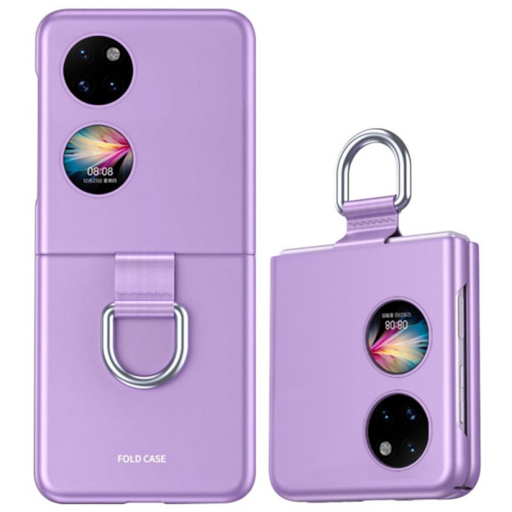 Hoesje voor Huawei P50 Pocket Skin-touch Met Ring